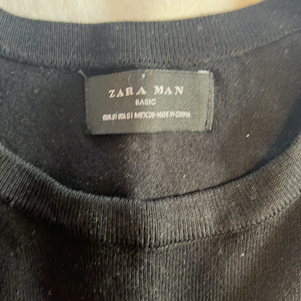 Zara. Basic Black Crewneck. Simple Elegance. 76% … - image 2